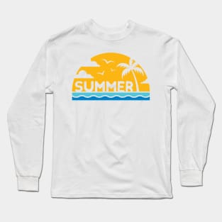 Summer Beach Long Sleeve T-Shirt